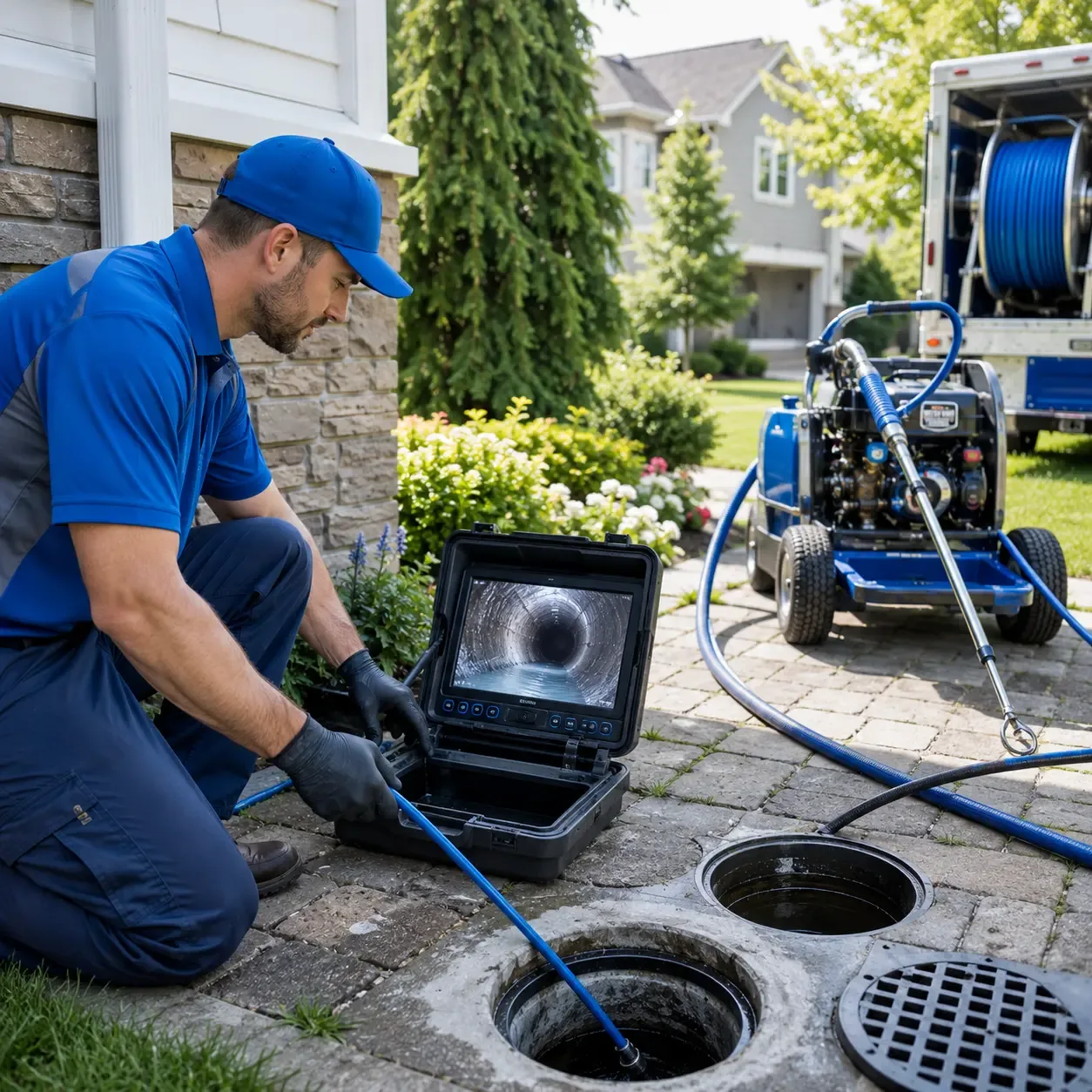 Outdoor drain cleaning professionals serving New Middletown, OH